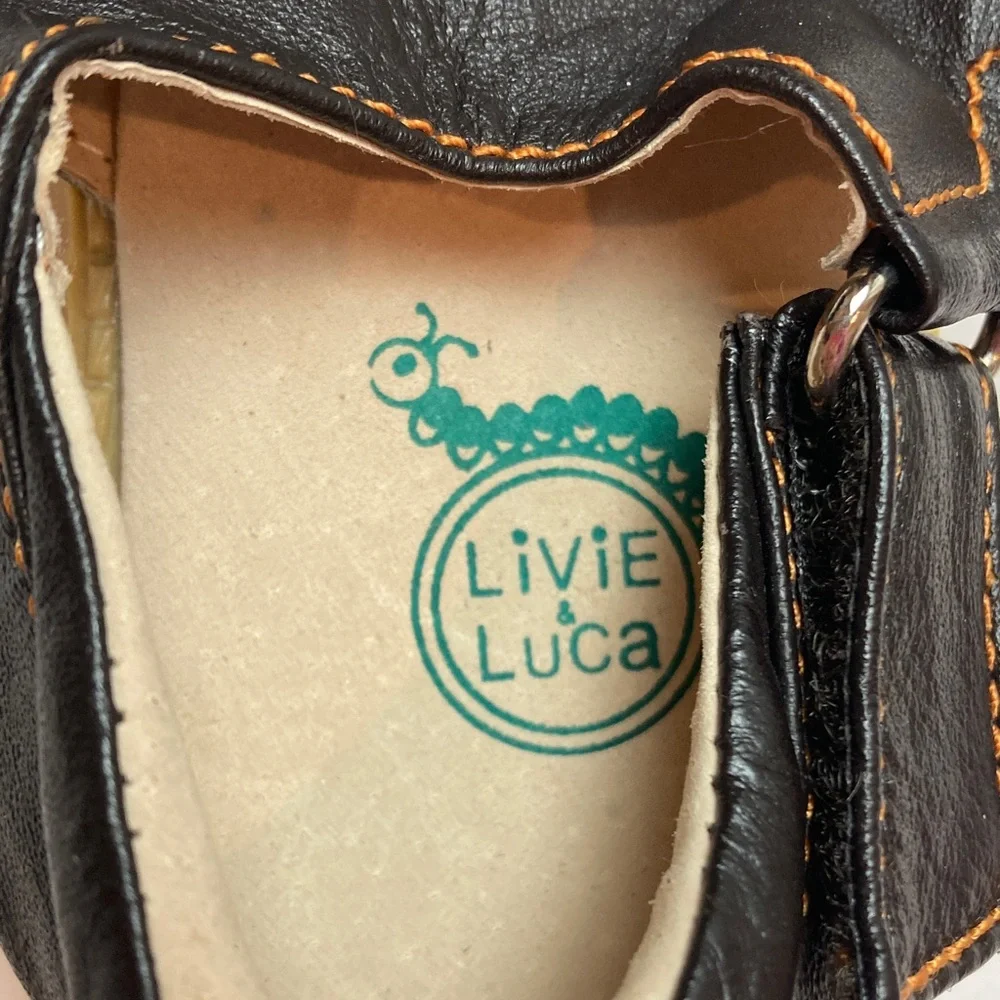 Livie and Luca Leather Sandals (size 9)